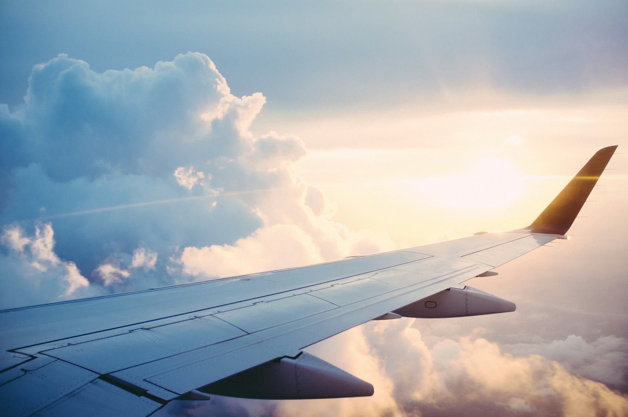 Flight booking background